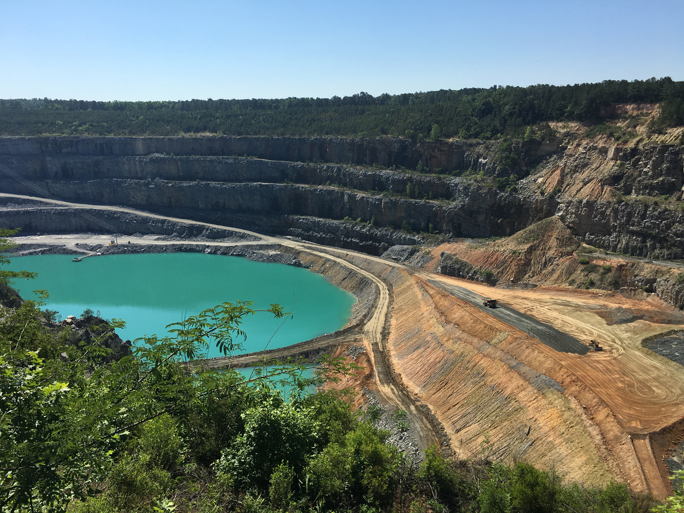 A rock quarry